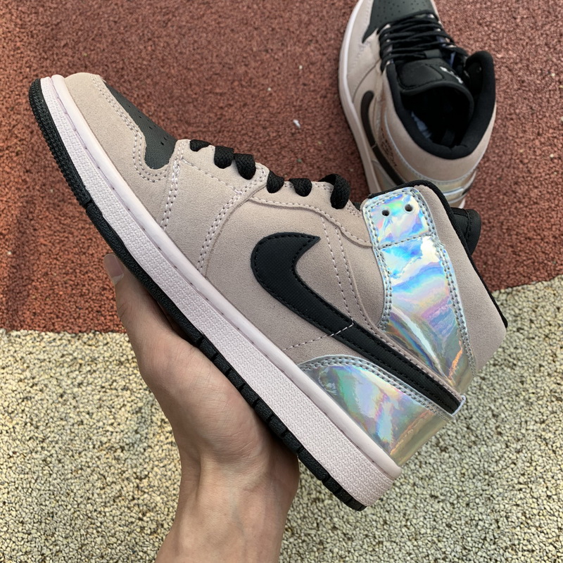 Jordan 1 Mid Dirty Powder Iridescent
