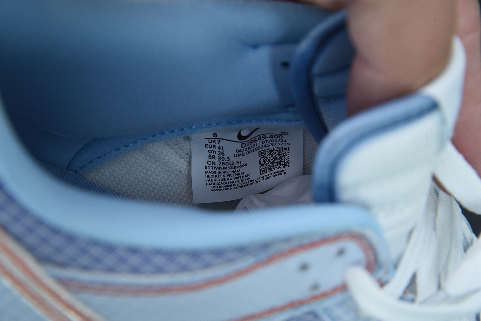 Nike Dunk Low Union Passport Pack Blue