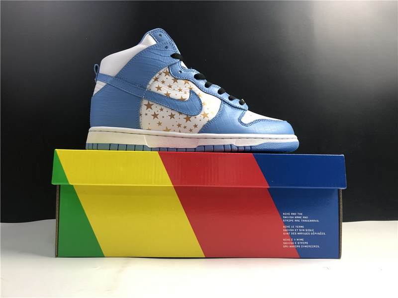 Nike Dunk High Pro SB Supreme Blue Stars