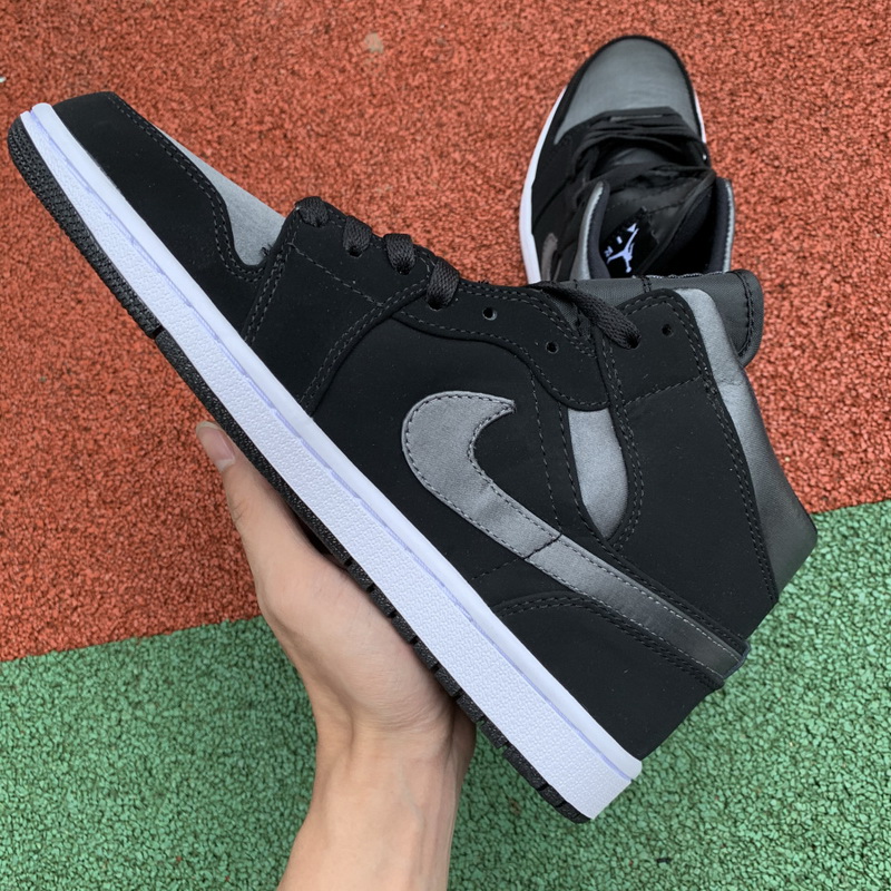 Jordan 1 Mid Nylon Black Anthracite