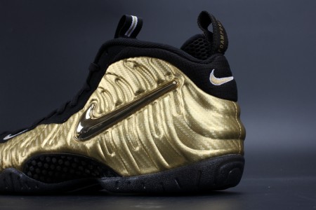 Air Foamposite Pro Metallio Gold Black mens