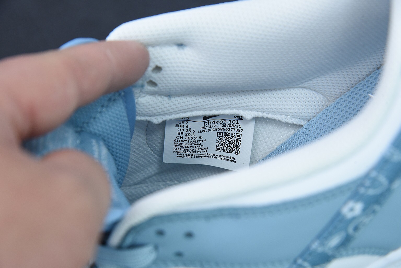 Nike Dunk Low Blue Paisley