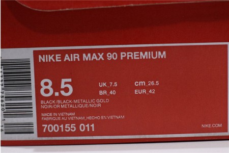 Air Max 90 Premium 'Black Gold'Nike