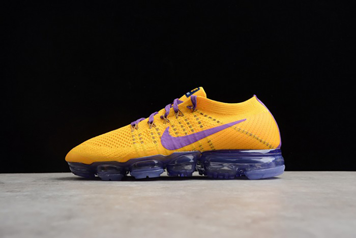 Nike Air VaporMax Flyknit 2018Lemon Yellow/Purple mens