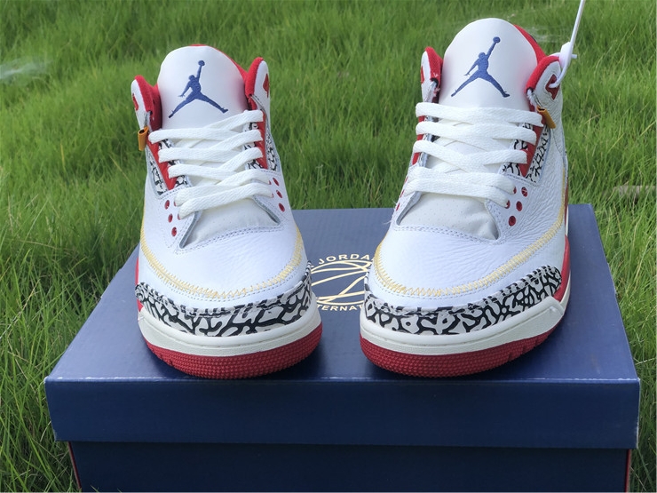 Air Jordan 3 “White Red Blue”
