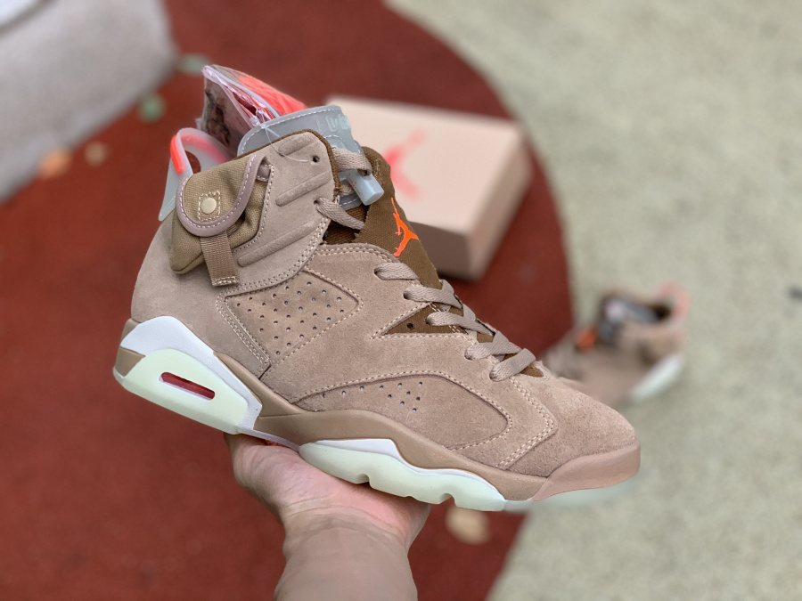 Travis Scott x Air Jordan 6 British Khaki
