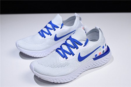 Nike Epic React Flyknit whiteblue