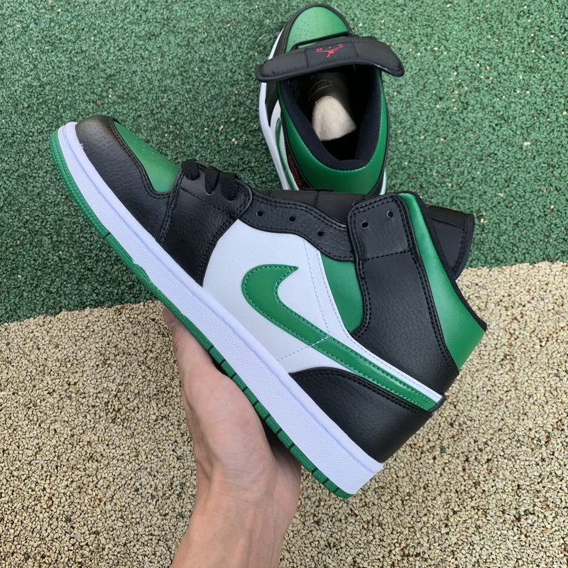 Jordan 1 Mid Green Toe