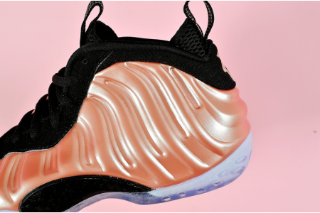 NIKE AIR FOAMPOSITE ONE RUST PINK white/ black