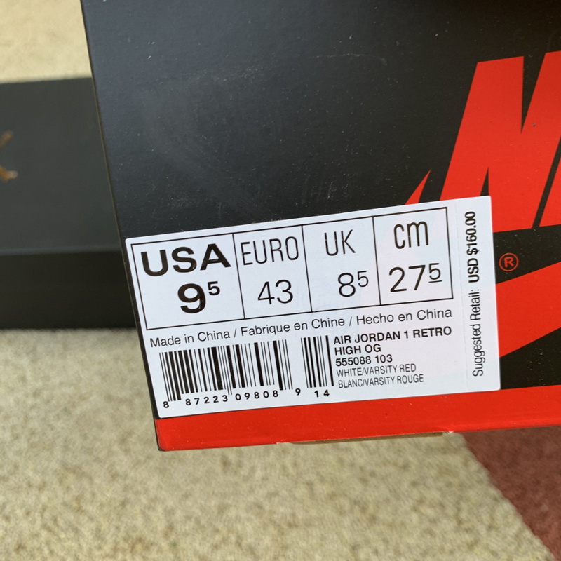 Air Jordan 1 High OG “Metallic Red”