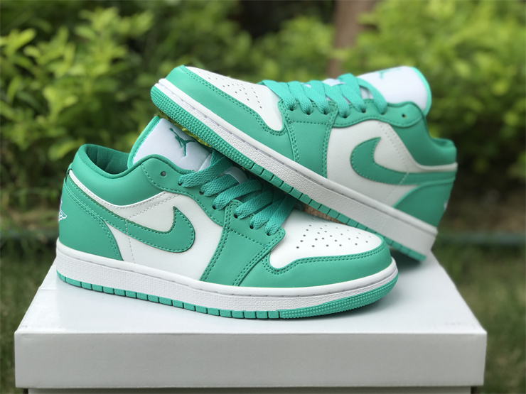 Air Jordan 1 Low White green