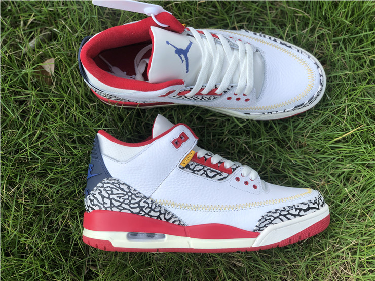 Air Jordan 3 “White Red Blue”