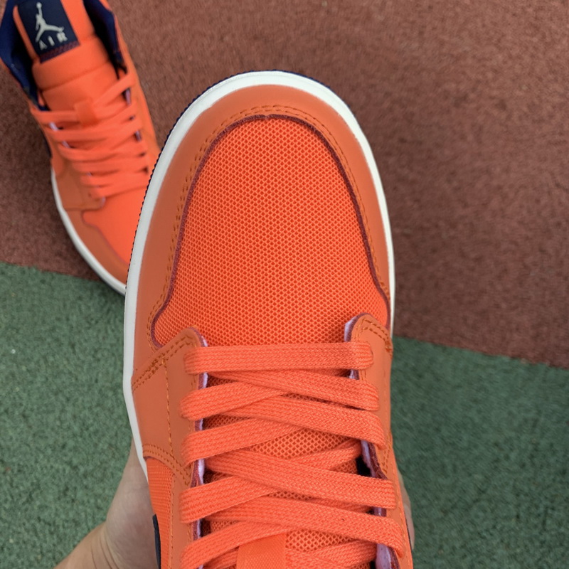 Jordan 1 Mid Turf Orange Blue Void