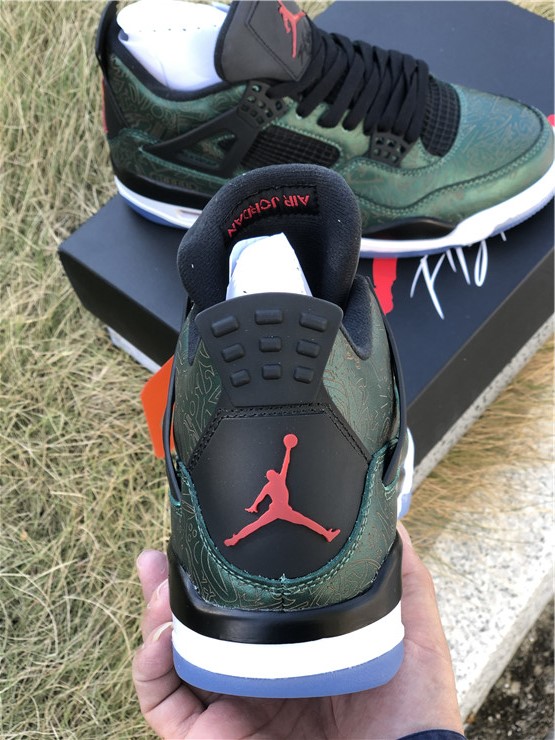 Air Jordan 4 Green Burst