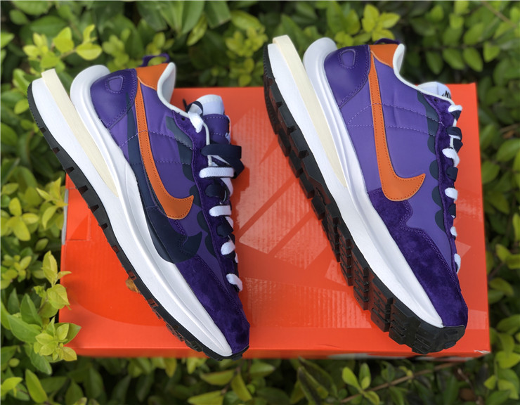 Sacai x Nike VaporWaffle ''Purple Orange''