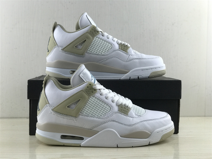 Air Jordan 4 GS Linen Platinum