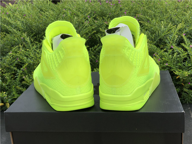 Air Jordan 4 Flyknit Fluorescent Green