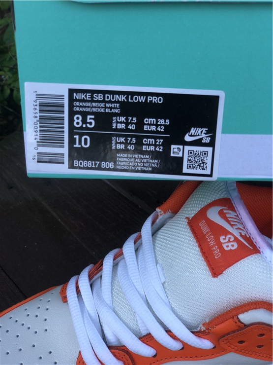 Air Jordan 1 SB Dunk Low ''Beige Orange''