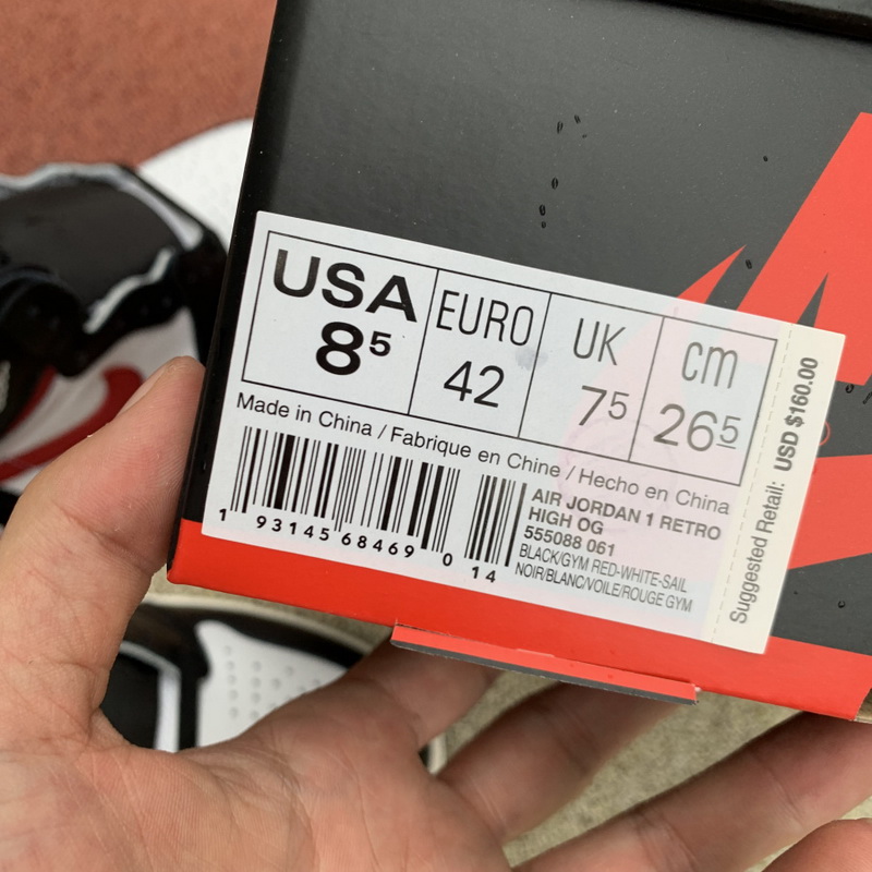 Air Jordan 1 Retro High OG “Gym Red”