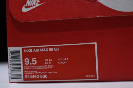 Nike Air Max 98 Cone Tour Yellow Hyper Grape