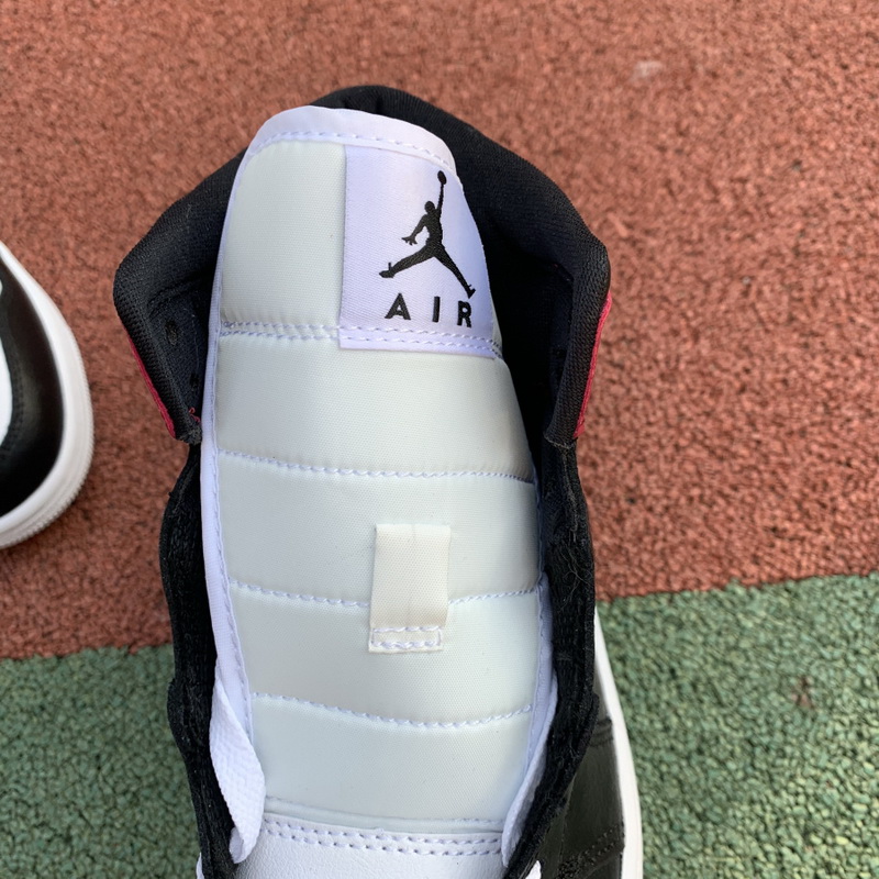 Jordan 1 Mid Black Noble Red