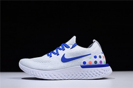 Nike Epic React Flyknit whiteblue