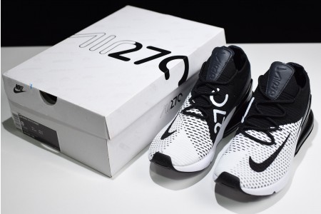 NIKE AIR MAX 270 FLYKNIT WHITE/BLACK