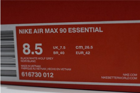 Nike Air Max 90 Essential Black, Grey White