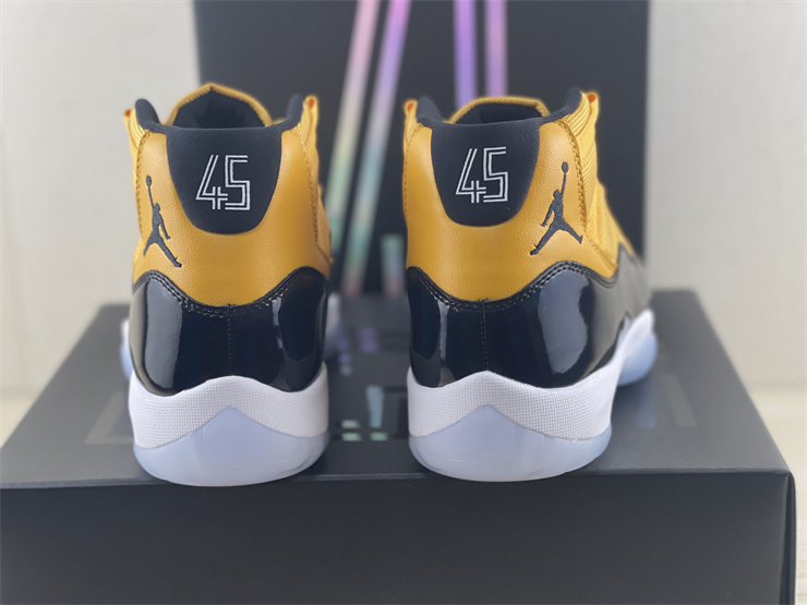 Air Jordan 11 Blue and yellow