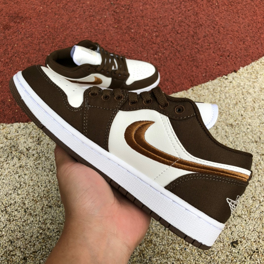 Air Jordan 1 Low SE Brown Canvas