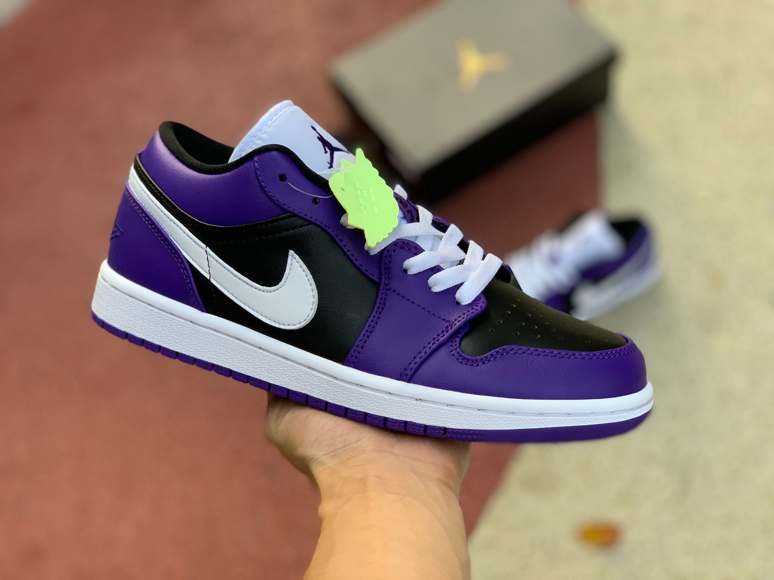 Air Jordan 1 Low Court Purple Black