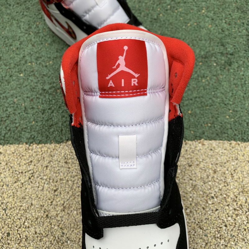 Jordan 1 Mid White Plaid