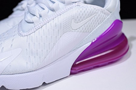 Nike womens Air Max 270 whitepurple