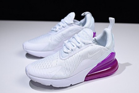 Nike womens Air Max 270 whitepurple