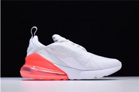 NIKE mens AIR MAX 270 WHITE HOT PUNCH