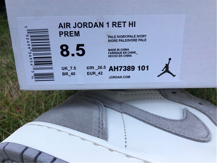 Air Jordan 1 “Grey White”