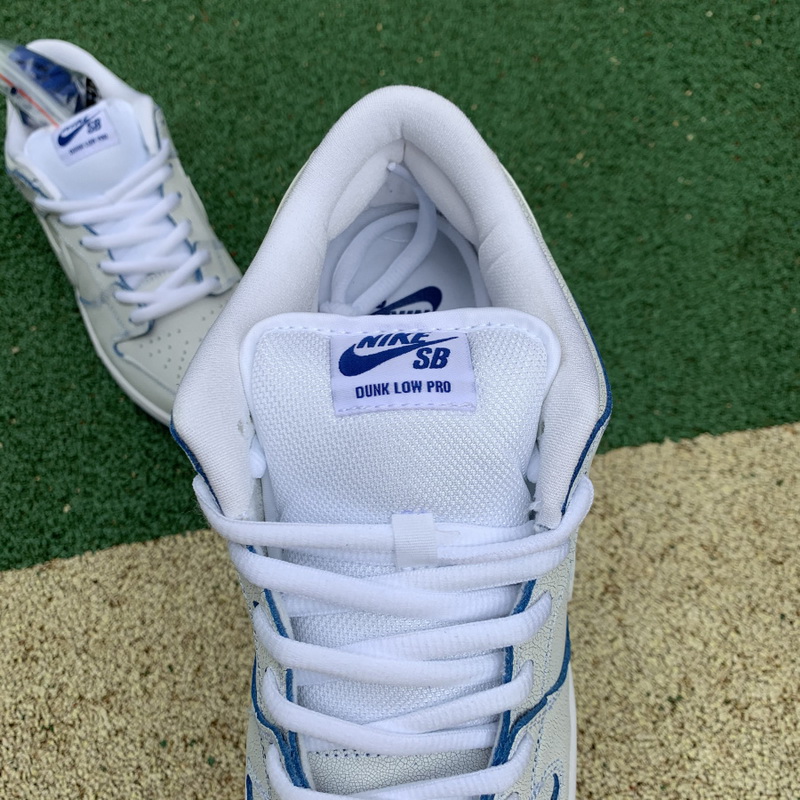 Nike SB Dunk Low Pro Premium White Game Royal