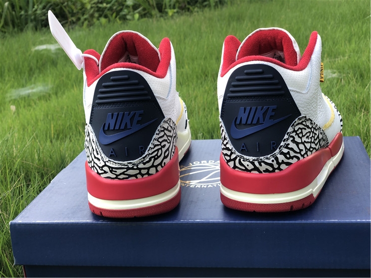 Air Jordan 3 “White Red Blue”