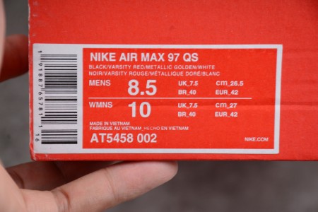 Nike Air Max 97 Black/Metallic Gold