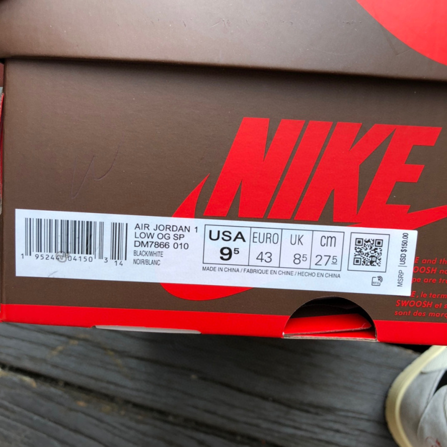 Travis Scott X Nike Air Jordan 1 Low