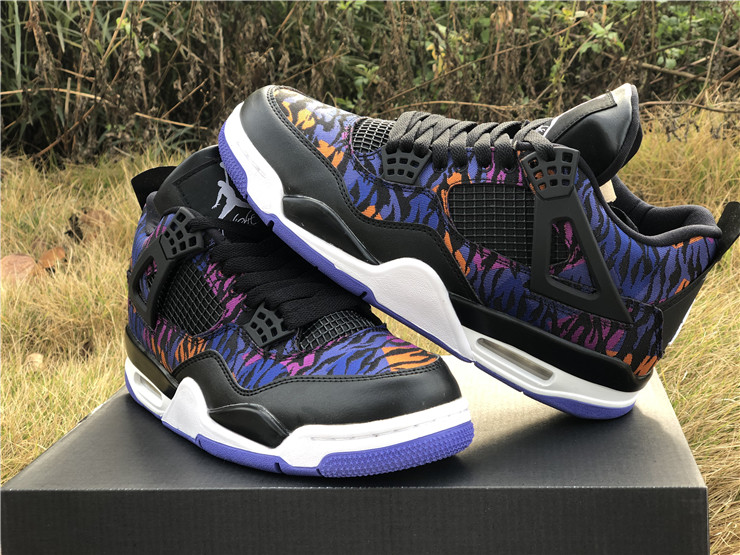 Air Jordan 4 Tiger Pattern Camouflage