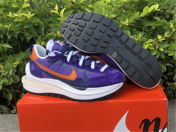 Sacai x Nike VaporWaffle ''Purple Orange''