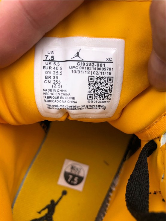 Air Jordan 1 Mid Black Yellow