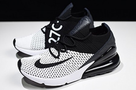 NIKE AIR MAX 270 FLYKNIT WHITE/BLACK