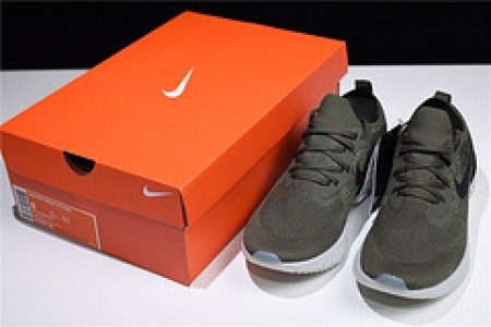 nike epic react flyknit olive