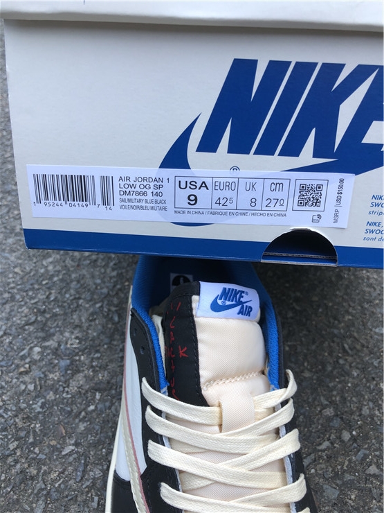 Travis Scott x Fragment x Air Jordan 1 Low