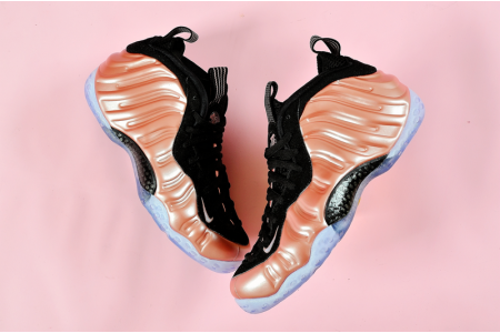 NIKE AIR FOAMPOSITE ONE RUST PINK white/ black