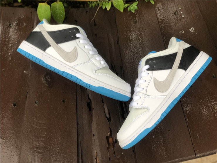 Air Jordan 1 SB Dunk Low ''White Black Aurora Blue''