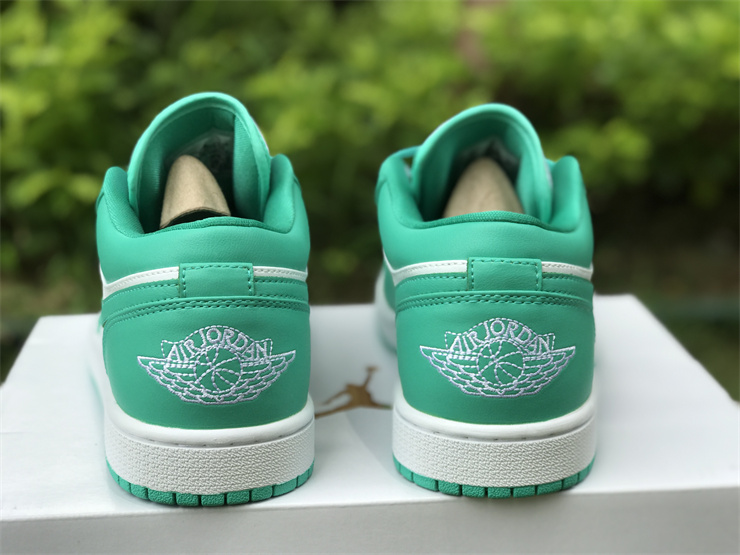 Air Jordan 1 Low White green