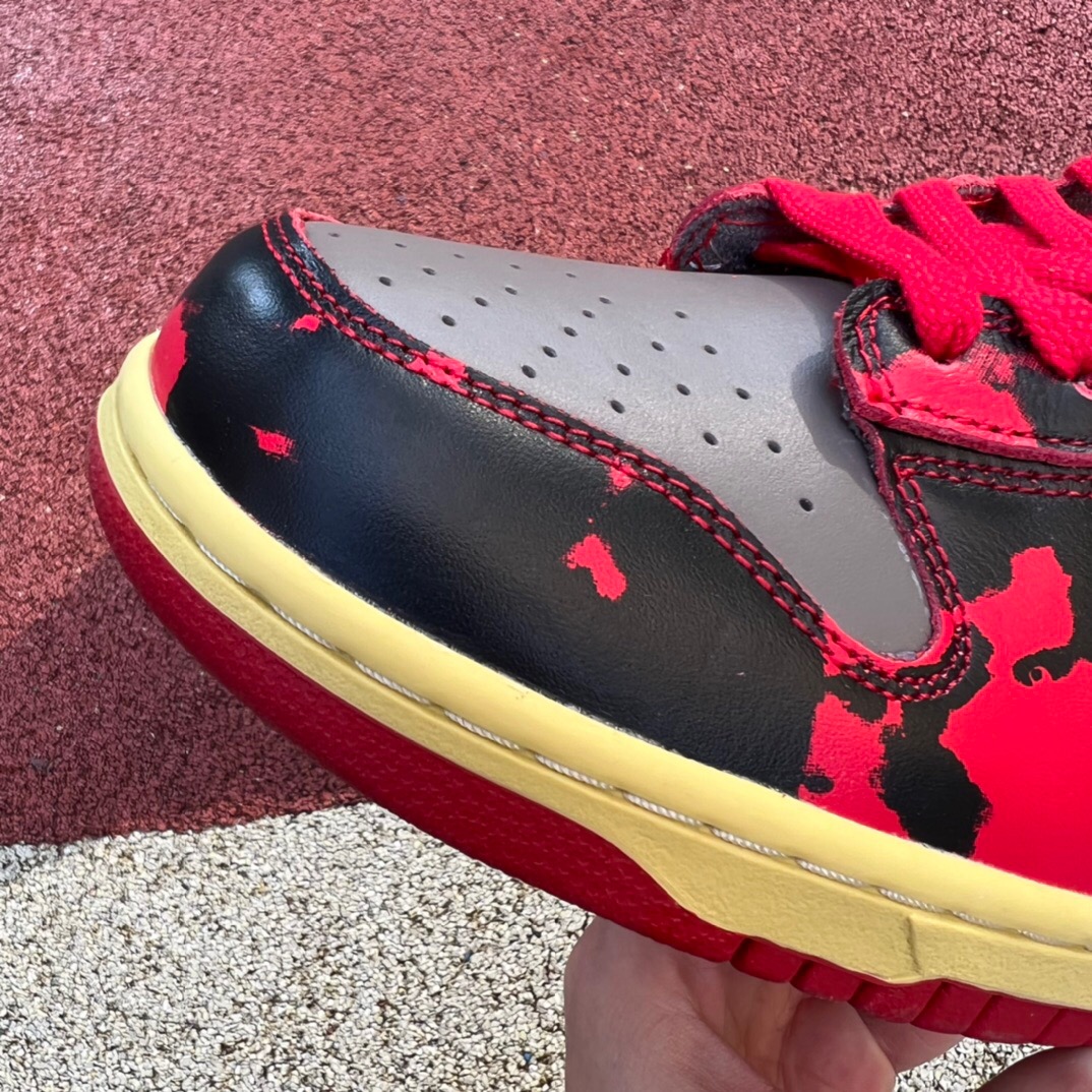 Nike Dunk High 1985 Red Acid Wash